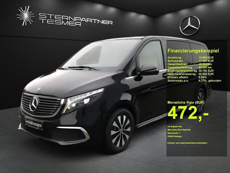Schwarz Gebraucht 2023 Mercedes EQV300 Avantgarde Van / Kleinbus | 46.800 € (Fairer Preis) - Bild 1/3