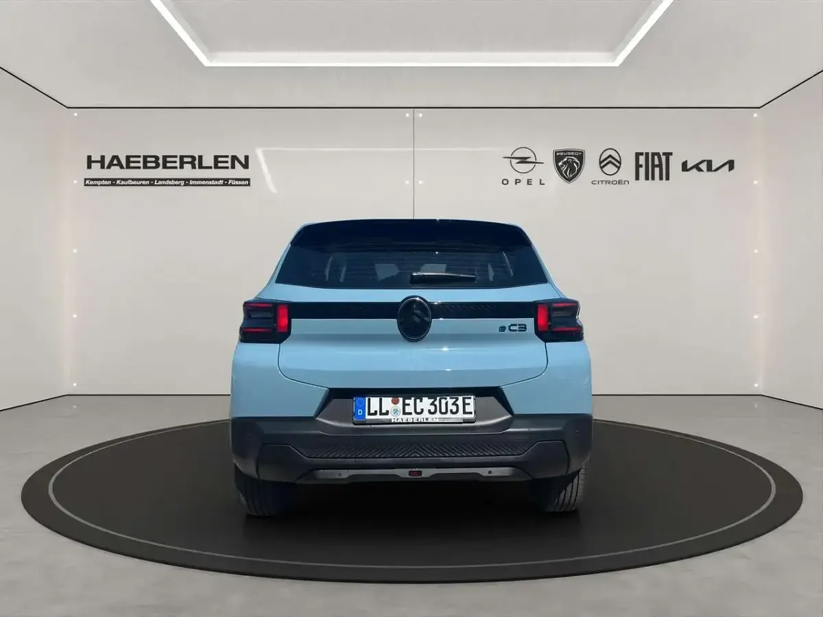 Neu Citroën e-C3 83 kW (113 PS) 2025 Montecarlo blau Limousine