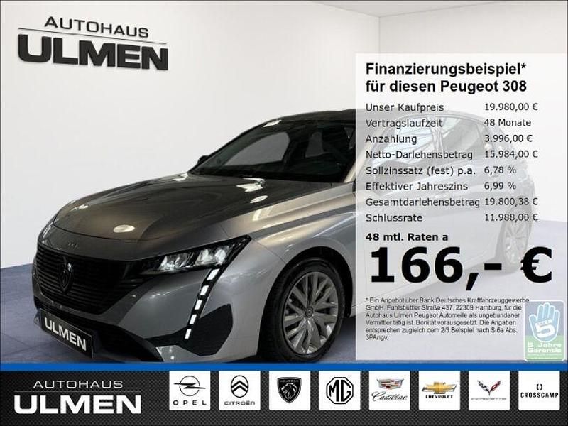 Grau Gebraucht 2022 Peugeot 308 Active Limousine | 19.980 € (Fairer Preis) - Bild 1/4
