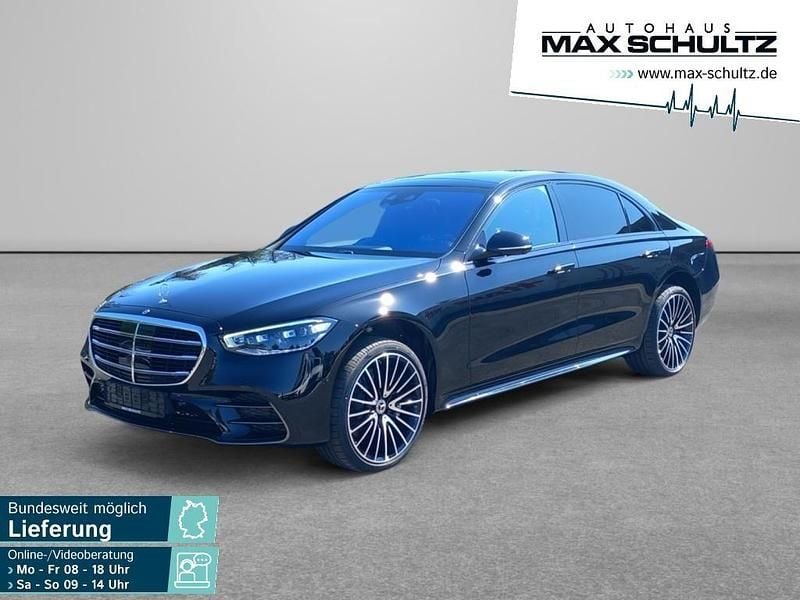 Metalliclack obsidianschwarz Gebraucht 2025 Mercedes S450 AMG Limousine | 125.950 € (Fairer Preis) - Bild 1/4