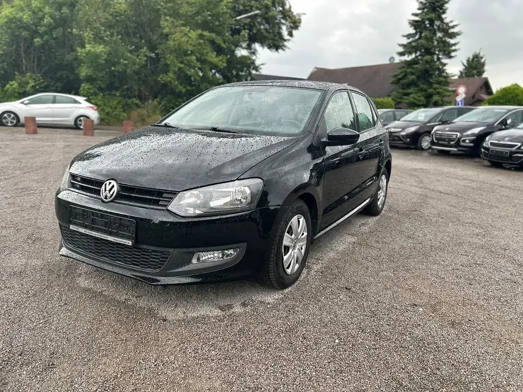 Gebraucht VW Polo Trendline 60 PS (44 kW) 2013 Schwarz Kleinwagen