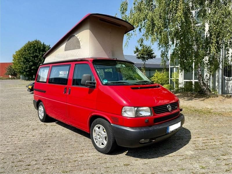 Rot Gebraucht 2000 VW T4 California Van | 13.900 € (Fairer Preis) - Bild 1/4