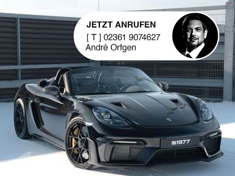 Schwarz Gebraucht 2024 Porsche 718 Spyder Cabrio | 179.900 € - Bild 1/4