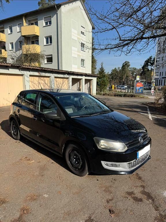 Gebraucht VW Polo Trendline 69 PS (50 kW) 2010 Schwarz Kleinwagen