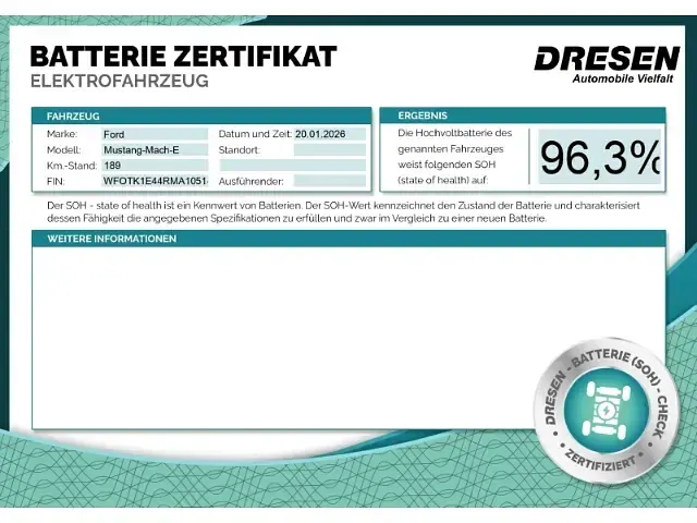 Gebraucht Ford Mustang Mach-E 197 kW (269 PS) 2024 Blau SUV