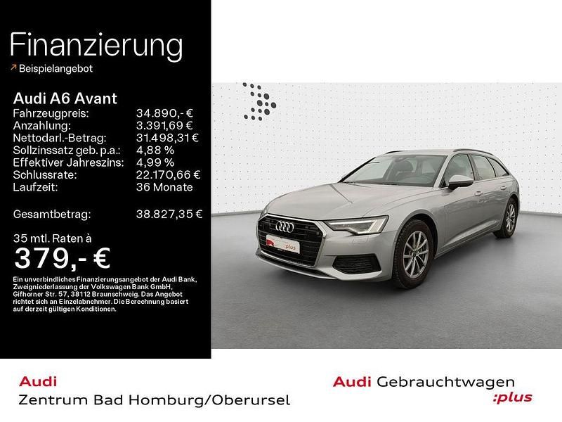 L5 florettsilber metallic Gebraucht 2022 Audi A6 Ambiente Kombi | 34.890 € (Superpreis) - Bild 1/4