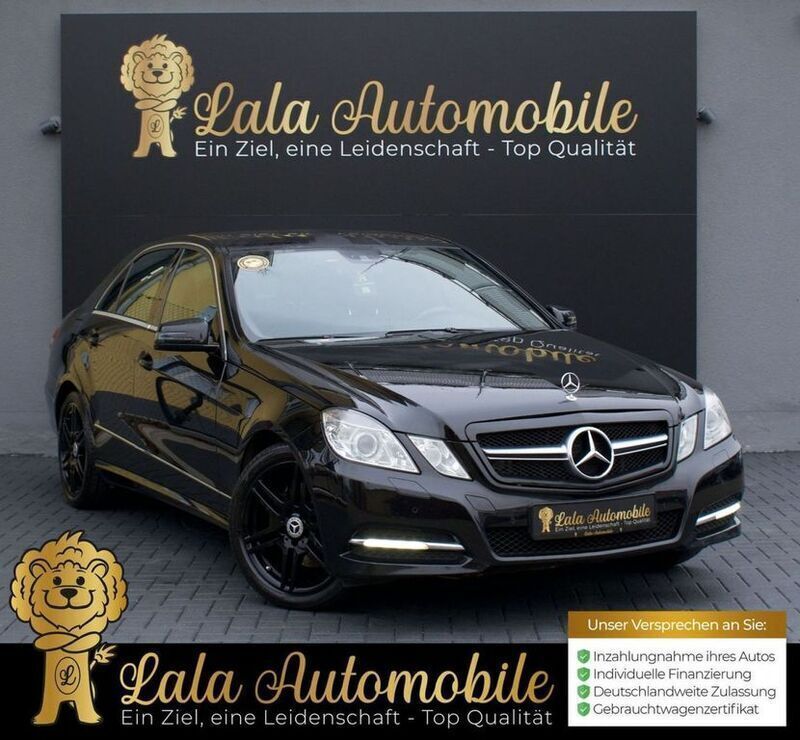Schwarz Gebraucht 2012 Mercedes E300 Avantgarde Limousine | 8.980 € (Teuer) - Bild 1/4