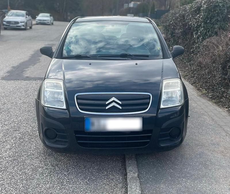 Gebraucht Citroën C2 60 PS (44 kW) 2009 Schwarz Kleinwagen