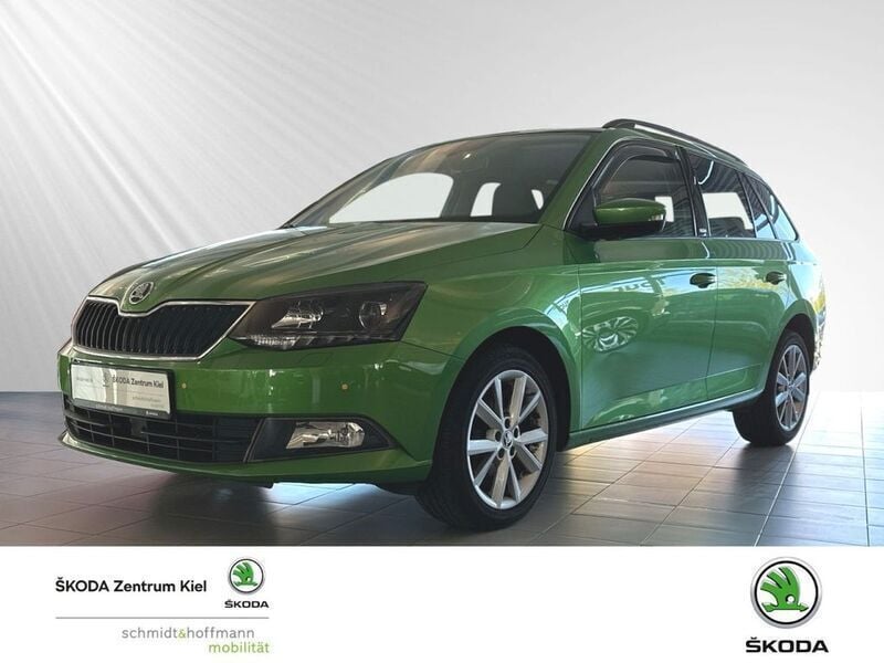 Gruen Gebraucht 2016 Skoda Fabia Joy Kleinwagen | 10.480 € (Teuer) - Bild 1/4