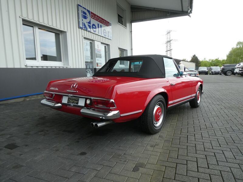 Gebraucht Mercedes SL280 170 PS (125 kW) 1969 Rot Cabrio