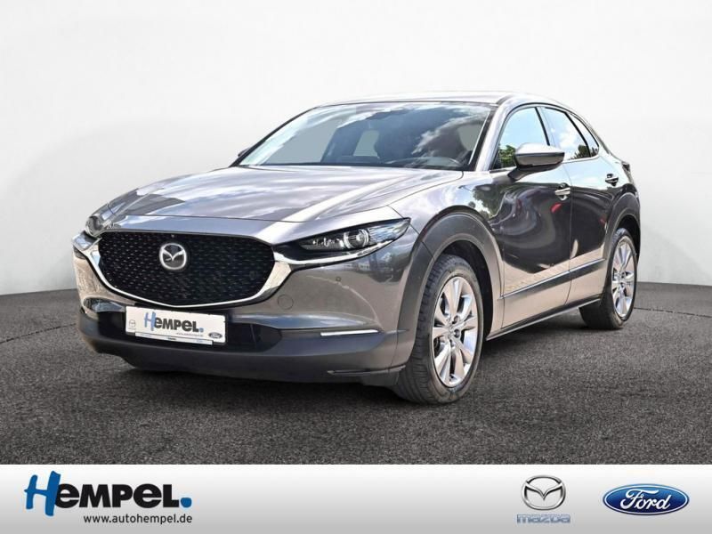 Blau / deep crystal blue (metallic) Gebraucht 2021 Mazda CX-30 Selection SUV | 23.990 € (Teuer) - Bild 1/4