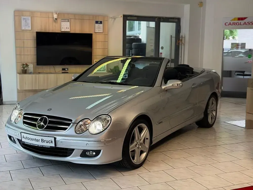 Gebraucht Mercedes CLK500 AMG 387 PS (284 kW) 2007 Silber Cabrio