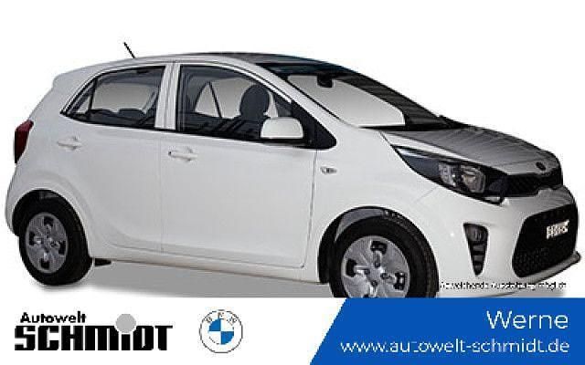Weiß Gebraucht 2021 Kia Picanto DREAM-TEAM Edition Kleinwagen | 13.889 € (Etwas zu teuer) - Bild 1/4