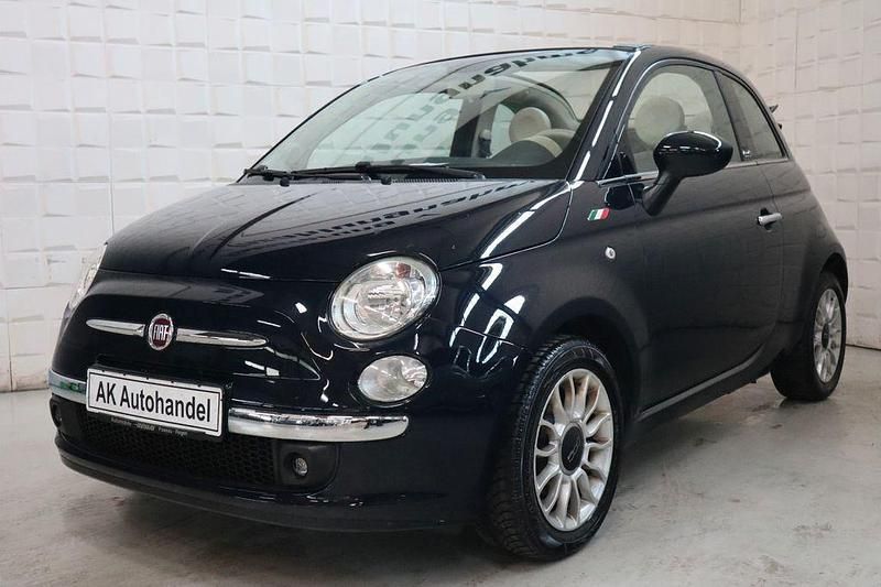 Blau Gebraucht 2011 Fiat 500 Lounge Cabrio | 5.590 € (Fairer Preis) - Bild 1/4