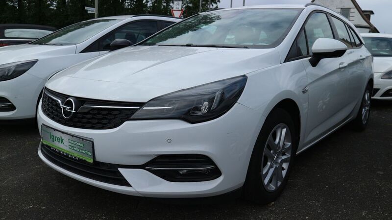 Schneeweiss/olympic/summit whi Gebraucht 2021 Opel Astra Edition Kombi | 12.990 € (Fairer Preis) - Bild 1/4