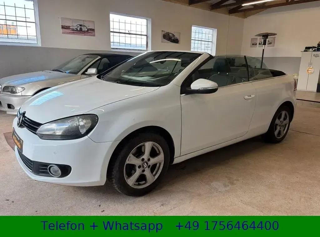 Brugt VW Golf Cabriolet 140 HK (102 kW) 2012 Hvid Cabriolet