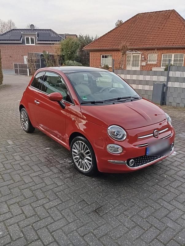 Rot Gebraucht 2019 Fiat 500 Lounge Kleinwagen | 9.900 € (Fairer Preis) - Bild 1/4