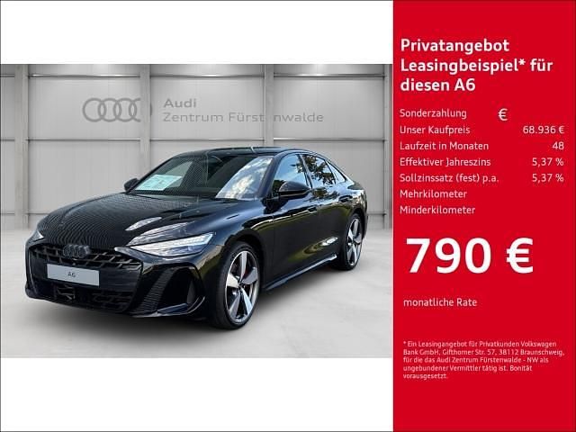 Ny Audi A6 Ambiente 204 HK (150 kW) 2025 Sort Sedan