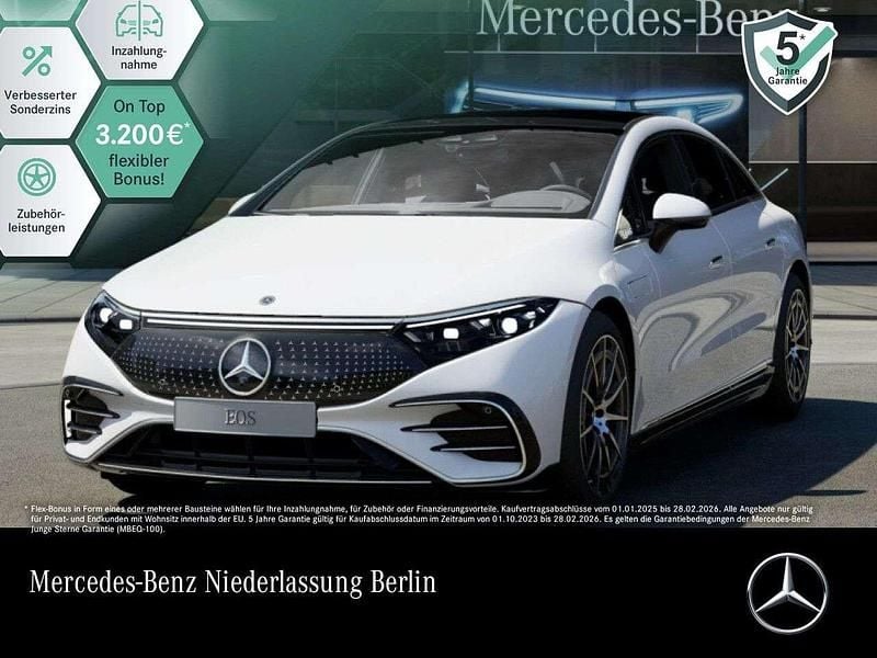 Weiß Gebraucht 2022 Mercedes EQS580 Premium Plus Limousine | 71.890 € (Guter Preis) - Bild 1/2