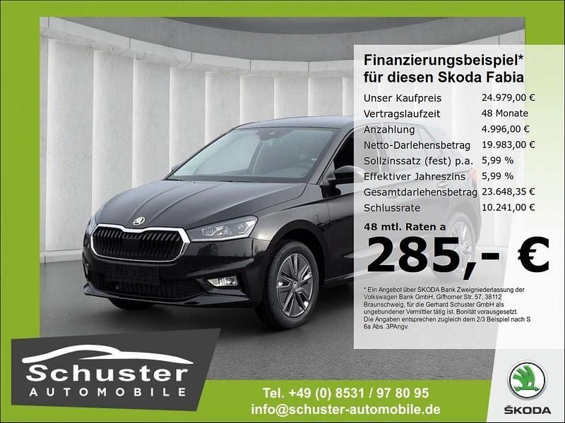 Neu Skoda Fabia 116 PS (85 kW) 2026 Schwarz Kleinwagen