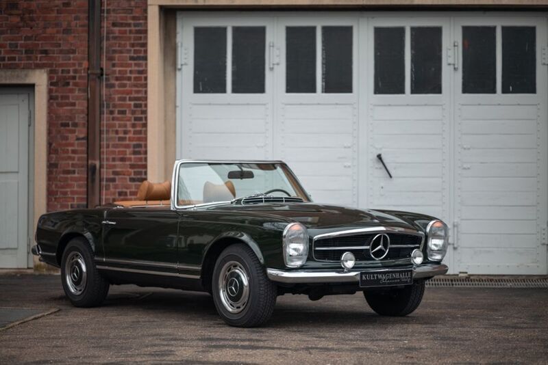 Grün Gebraucht 1969 Mercedes SL280 Cabrio | 109.000 € - Bild 1/4