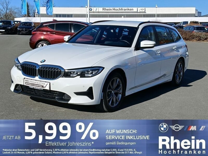 Weiß Gebraucht 2022 BMW 320 Sport Line Kombi | 21.960 € (Guter Preis) - Bild 1/4