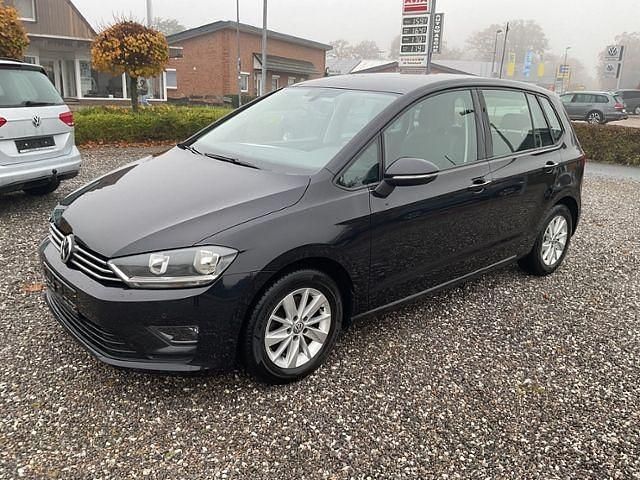 Schwarz Gebraucht 2015 VW Golf Sportsvan Comfortline Van / Kleinbus | 10.990 € (Guter Preis) - Bild 1/4