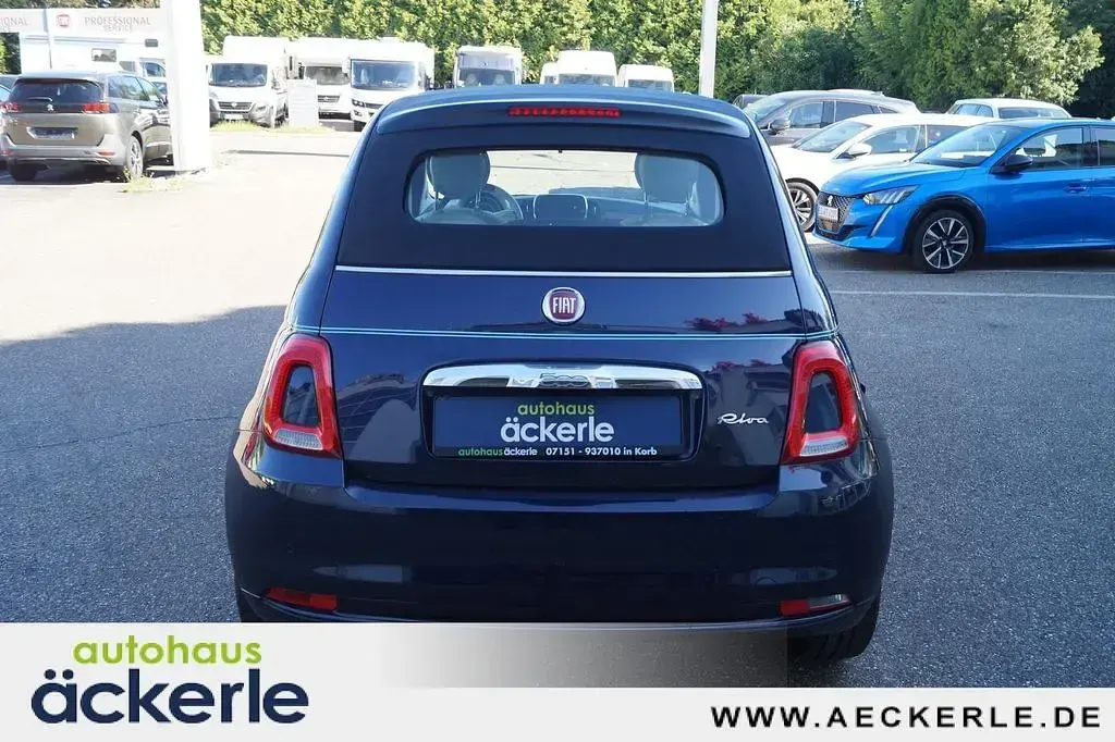 Gebraucht Fiat 500C Riva 69 PS (50 kW) 2017 Colore esterno (blu) Cabrio