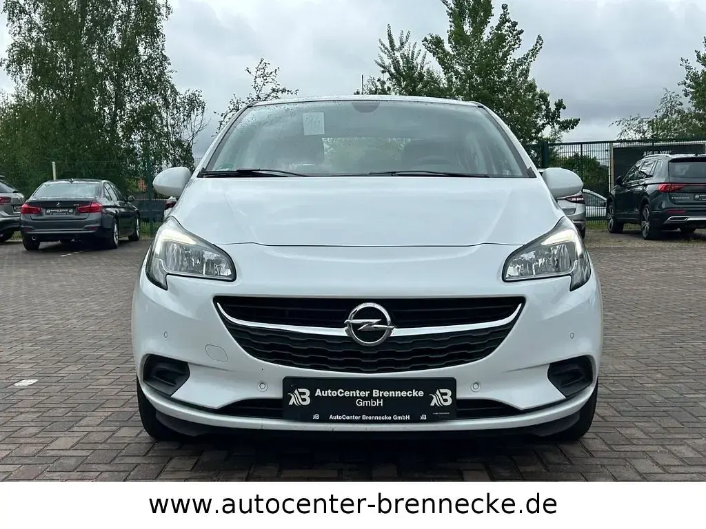 Gebraucht Opel Corsa Edition 69 PS (50 kW) 2018 Schneeweiss/olympic/summit whi Kleinwagen