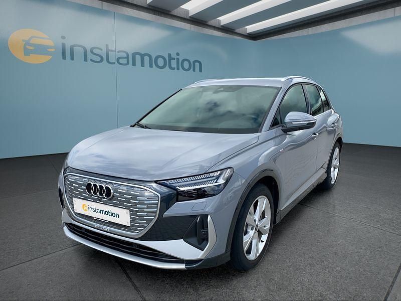 Grau Gebraucht 2022 Audi Q4 e-tron S-Line SUV | 32.449 € (Guter Preis) - Bild 1/4