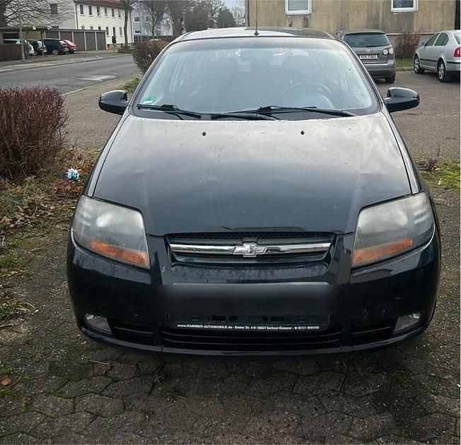 Schwarz Gebraucht 2008 Chevrolet Kalos Kleinwagen | 999 € (Guter Preis) - Bild 1/4