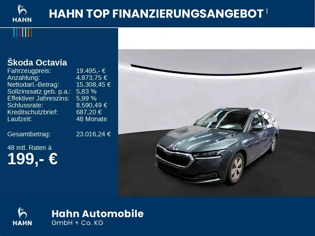 Gebraucht Skoda Octavia Style 150 PS (110 kW) 2021 Grau Kombi