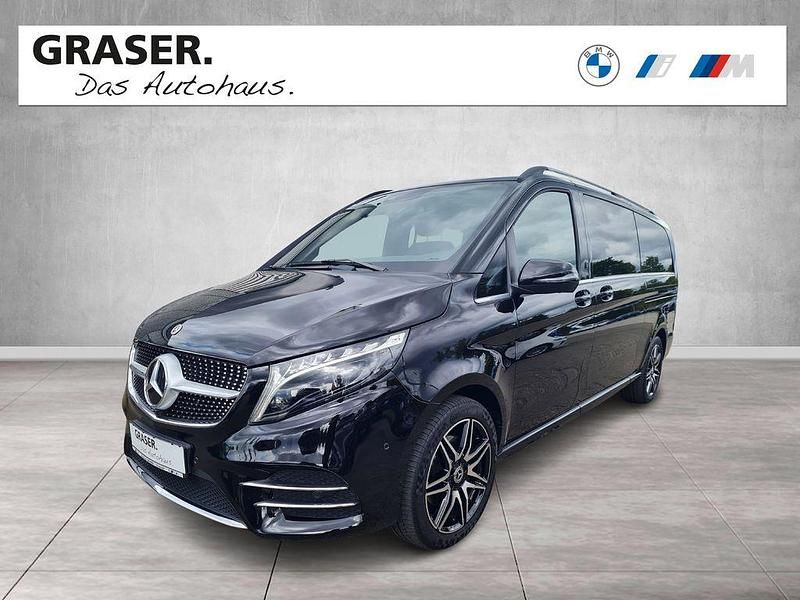 Schwarz Gebraucht 2024 Mercedes V300 AMG line Van / Kleinbus | 74.900 € (Guter Preis) - Bild 1/4
