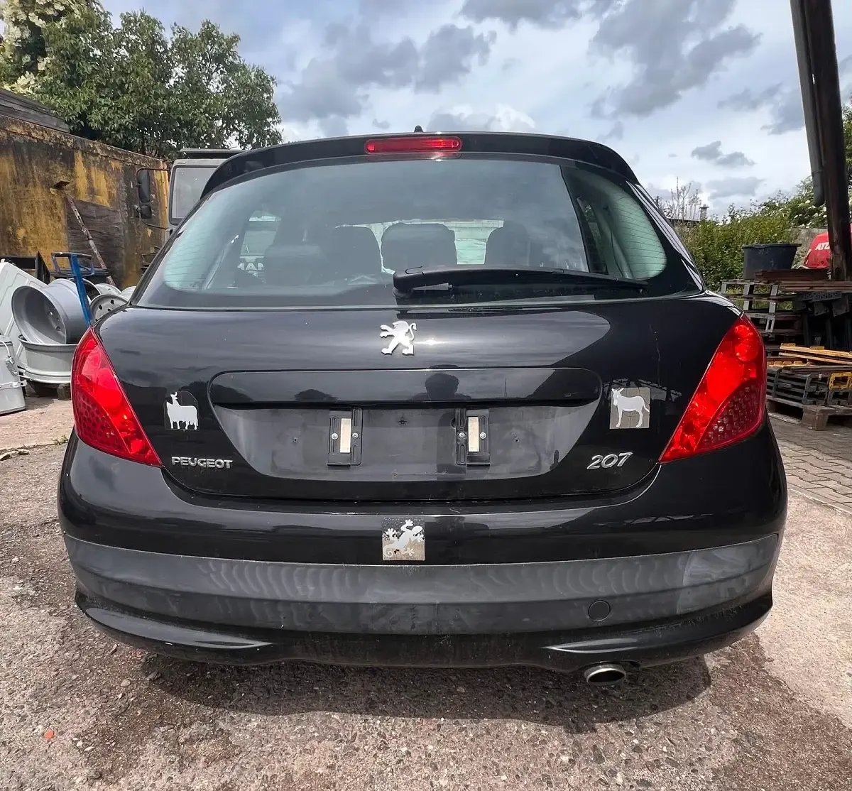 Gebraucht Peugeot 207 120 PS (88 kW) 2008 Schwarz Kleinwagen