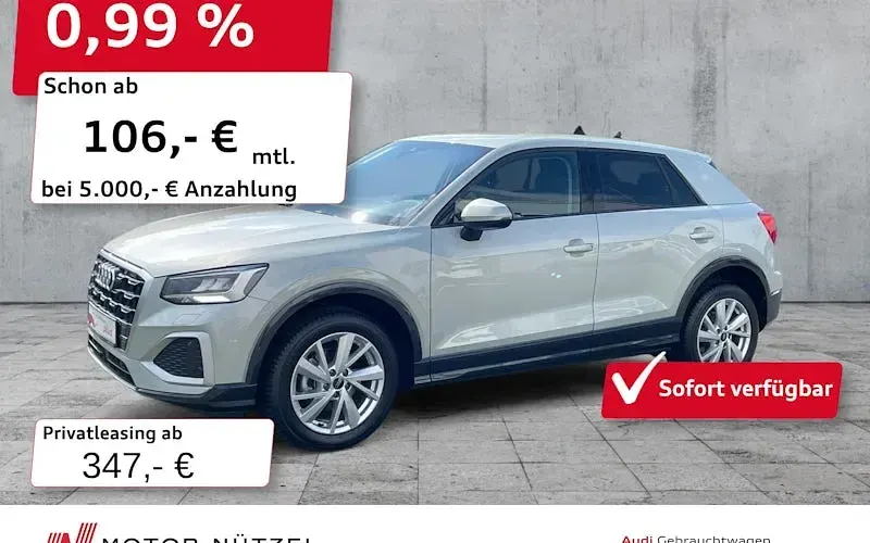 Gebraucht Audi Q2 Advanced Plus 150 PS (110 kW) 2025 Silber SUV
