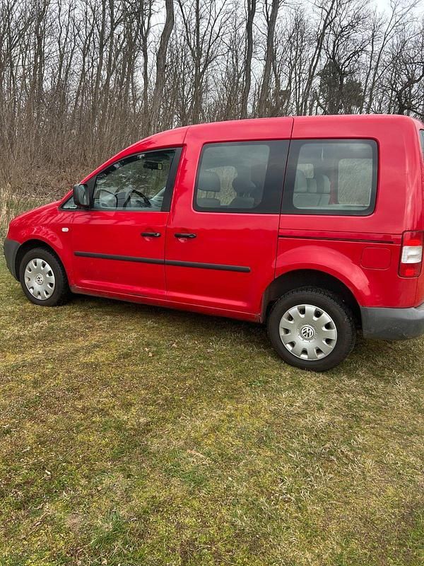 Gebraucht VW Caddy 75 PS (55 kW) 2006 Rot Van / Kleinbus