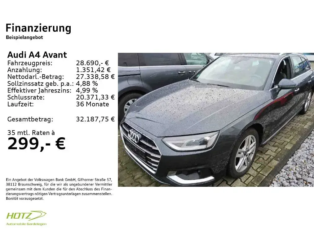 Usata Audi A4 Advanced 204 CV (150 kW) 2023 Grigio Station wagon