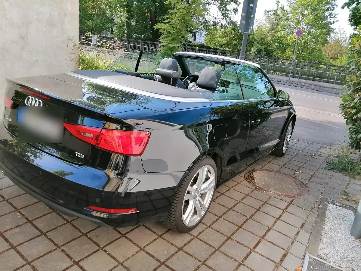 Gebraucht Audi A3 Cabriolet S-Line 150 PS (110 kW) 2014 Schwarz Cabrio