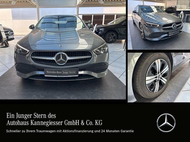 Grau Gebraucht 2023 Mercedes C220 Limousine | 27.988 € (Superpreis) - Bild 1/4