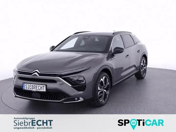 Grau (metallic) Gebraucht 2023 Citroën C5 X Shine Limousine | 33.970 € (Etwas zu teuer) - Bild 1/4