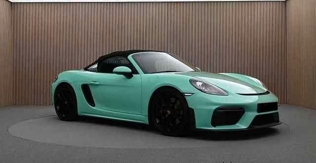 Grün Gebraucht 2023 Porsche Boxster Spyder Cabrio | 88.281 € - Bild 1/4