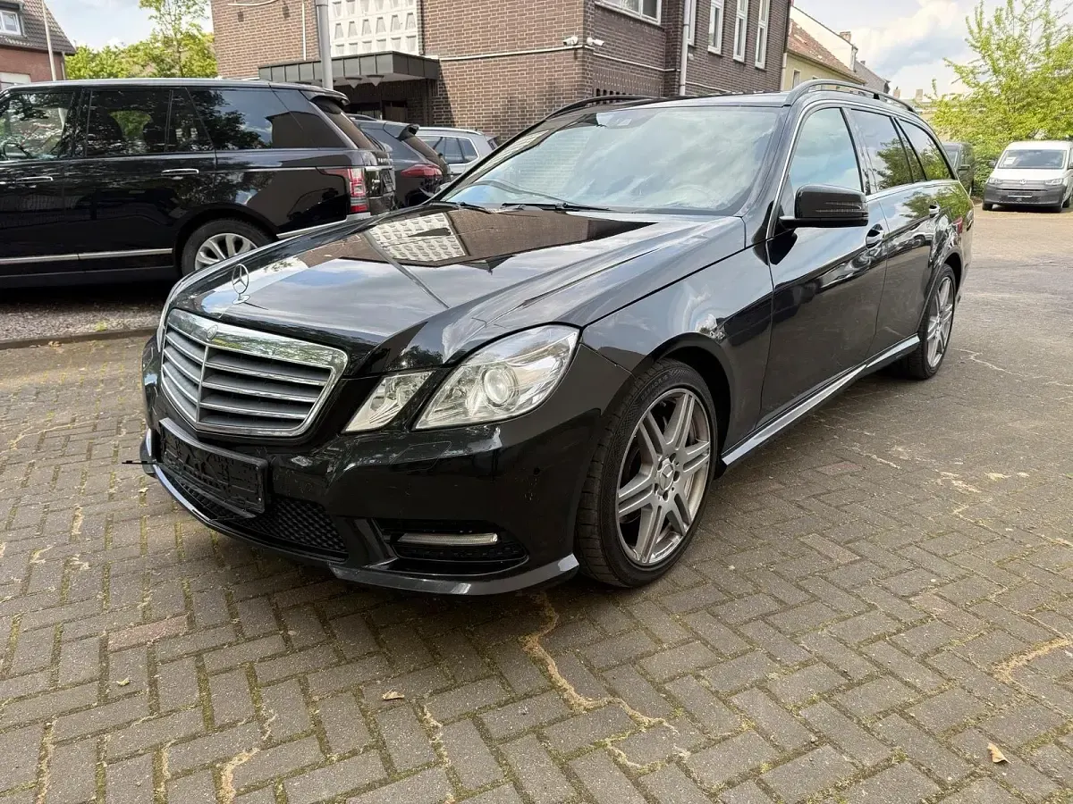 Brugt Mercedes E250 AMG 204 HK (150 kW) 2012 Sort Stationcar