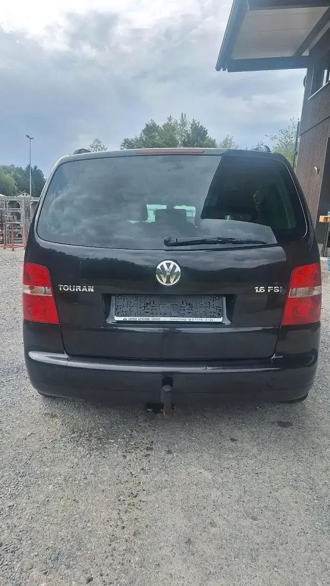 Gebraucht VW Touran 116 PS (85 kW) 2003 Schwarz Van / Kleinbus