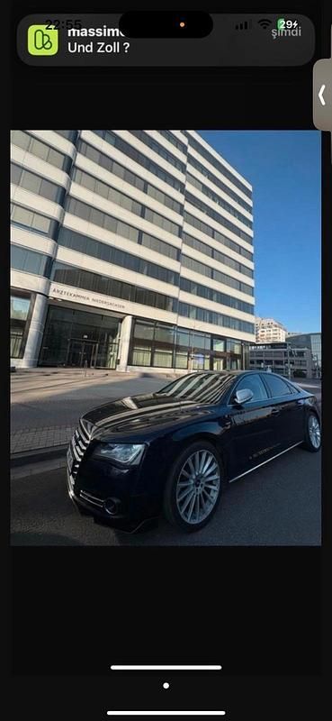 Usata Audi A8 450 CV (330 kW) 2012 Nero Berlina