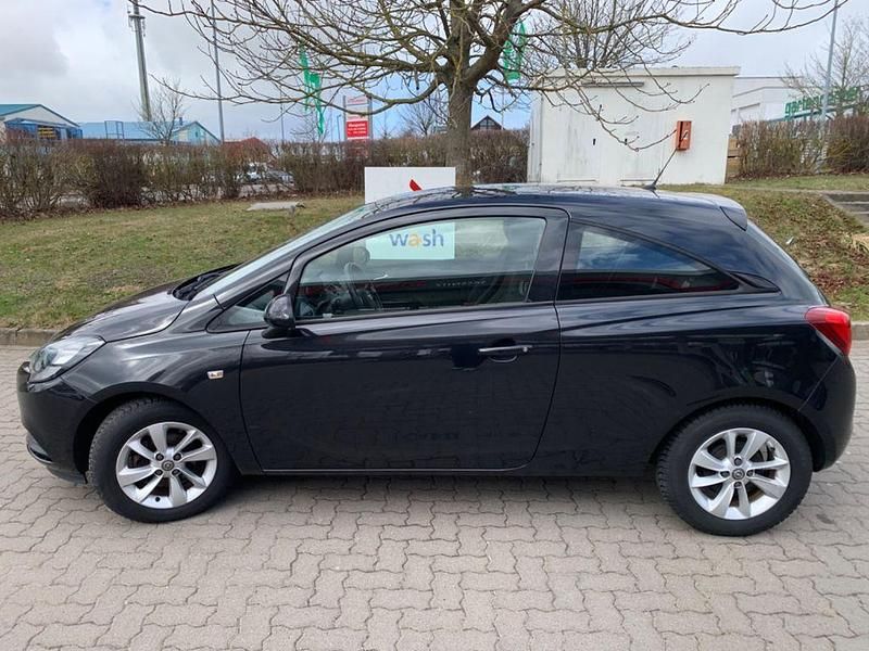 Gebraucht Opel Corsa Edition 69 PS (50 kW) 2016 Schwarz Kleinwagen