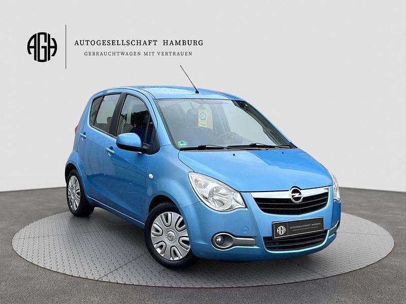 Blau Gebraucht 2008 Opel Agila Edition Limousine | 3.993 € (Fairer Preis) - Bild 1/4
