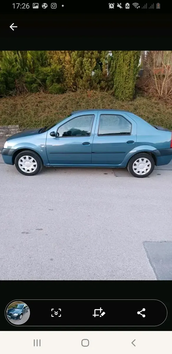 Gebraucht Dacia Logan 75 PS (55 kW) 2007 Blau Limousine