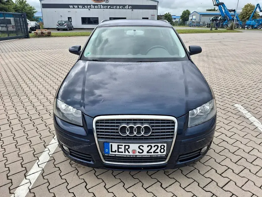 Gebraucht Audi A3 Attraction 105 PS (77 kW) 2007 Blau Kleinwagen