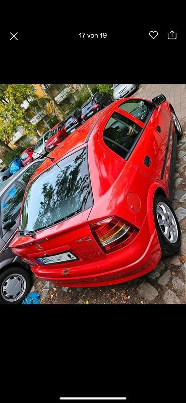 Gebraucht Opel Astra 101 PS (74 kW) 2002 Rot Kleinwagen