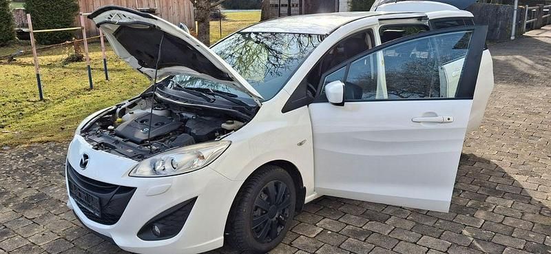 Gebraucht Mazda 5 Center-Line 150 PS (110 kW) 2012 Weiß Van / Kleinbus